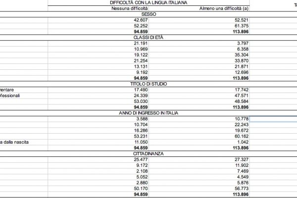 La metà dei cittadini stranieri è laureata