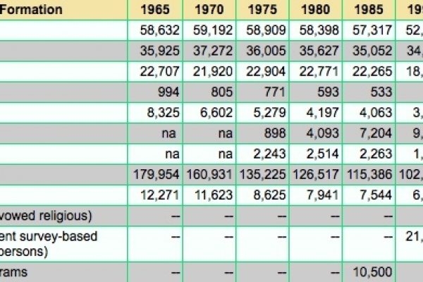 Il Papa in Usa trova la Chiesa dimezzata