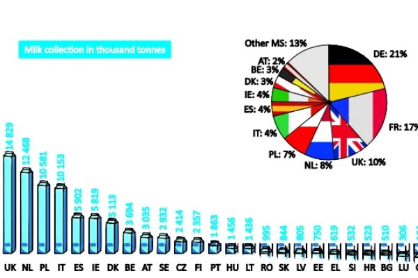 Siamo i sesti mungitori d’Europa