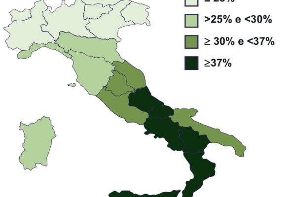 Bambini in sovrappeso in Italia, a rischio il 19% dei campani