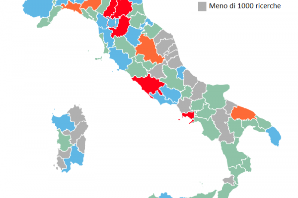 Dove vivono gli italiani che cercano escort e annunci trans