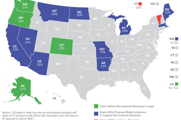 Con la legalizzazione della marijuana, gli Usa fanno soldi a palate