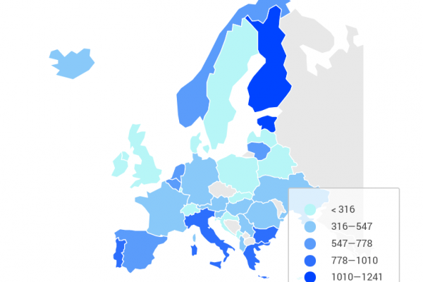 Consumo di acqua, per 1 euro di Pil ne servono 8,8 litri