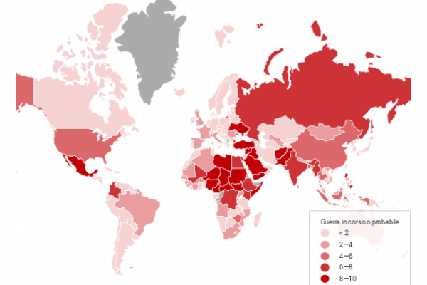 Ecco la mappa delle guerre nel mondo e dei Paesi a rischio