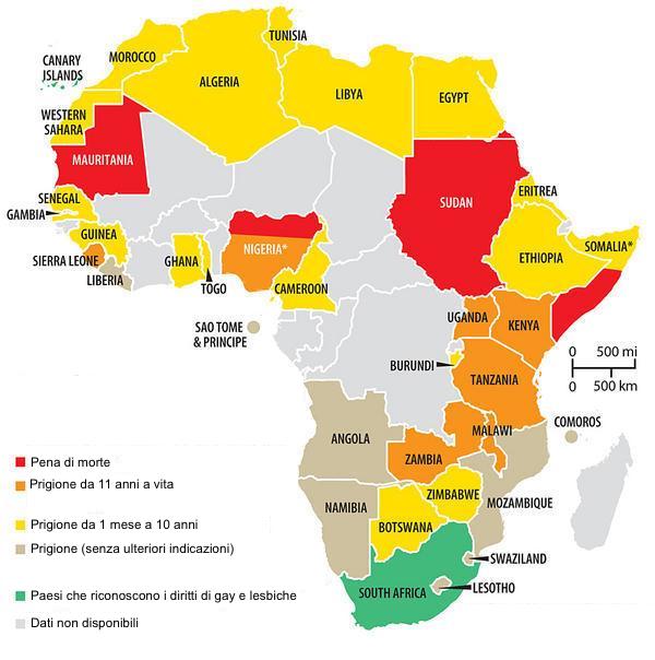 discriminazione verso i gay in africa