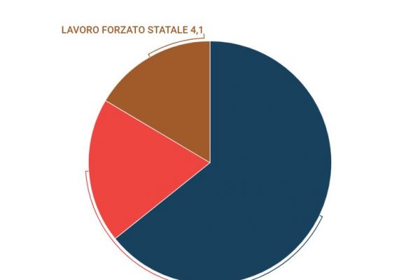 Lavoro forzato per 24,9 milioni di persone