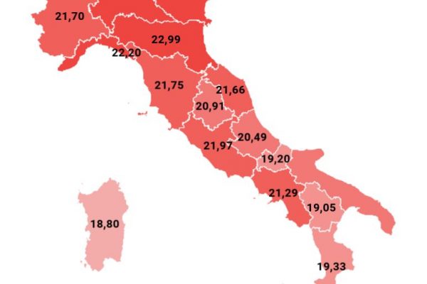 Numero massimo di alunni per classe: in Emilia Romagna 23